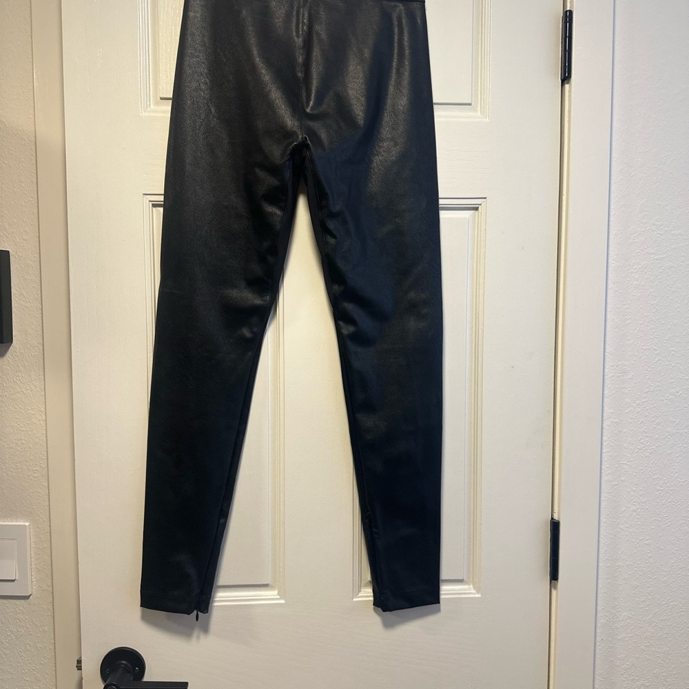 Honeylove Black Faux Leather Pants